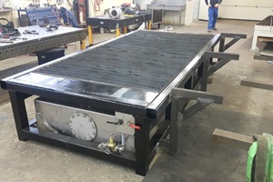 plasmaschneidtisch wasser